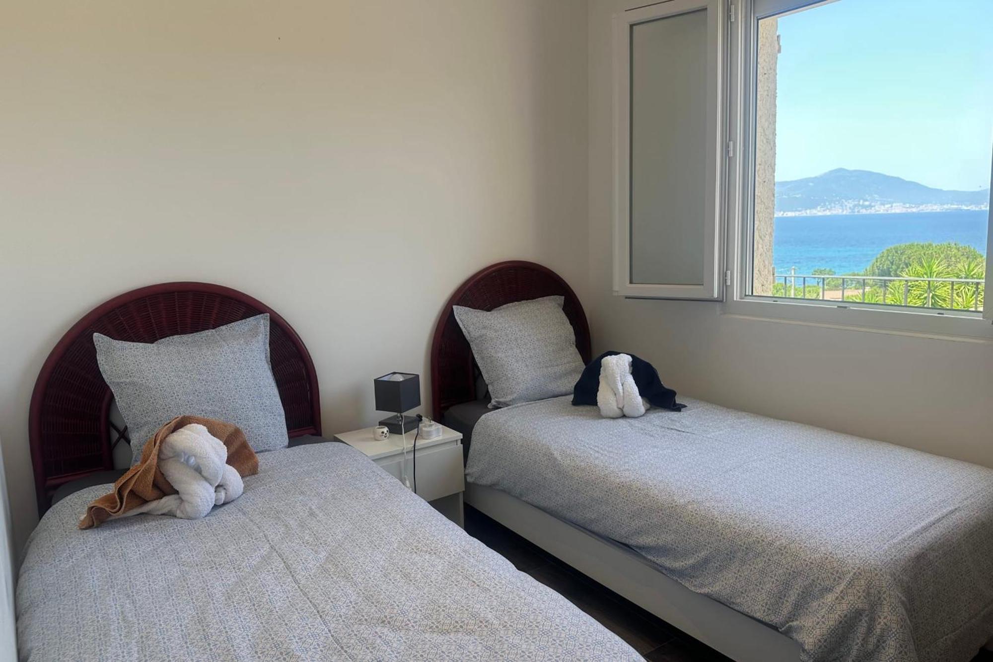 Haut De Villa Vue Mer 3 Pieces Climatise & Wifi 4 A 6 Personnes Pietrosella Eksteriør billede